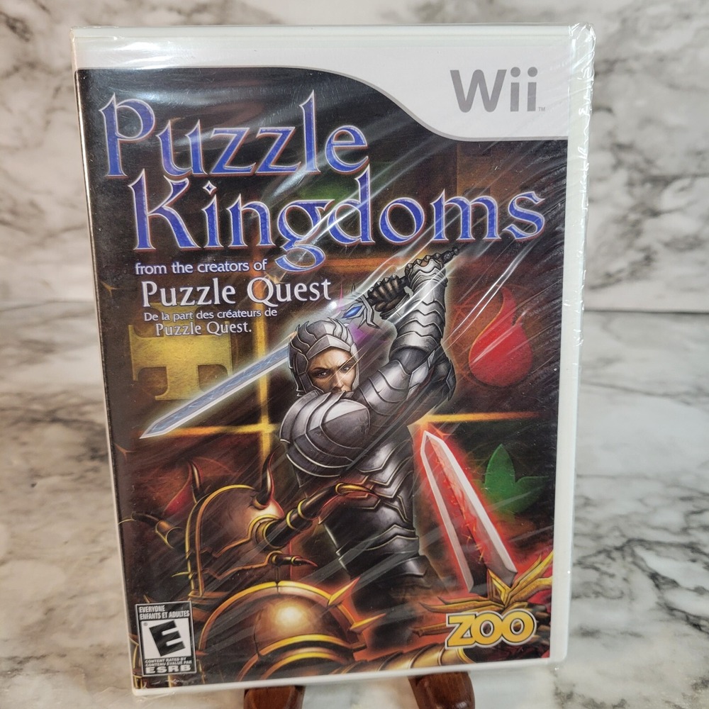 Puzzle Kingdoms (Nintendo Wii, 2009) Brand New - Factory Sealed